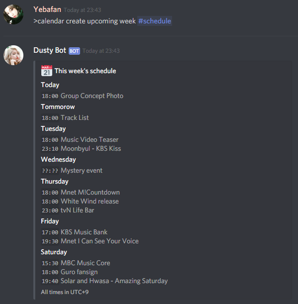 Scheduled Events – Discord