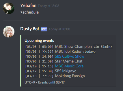 Scheduled Events – Discord